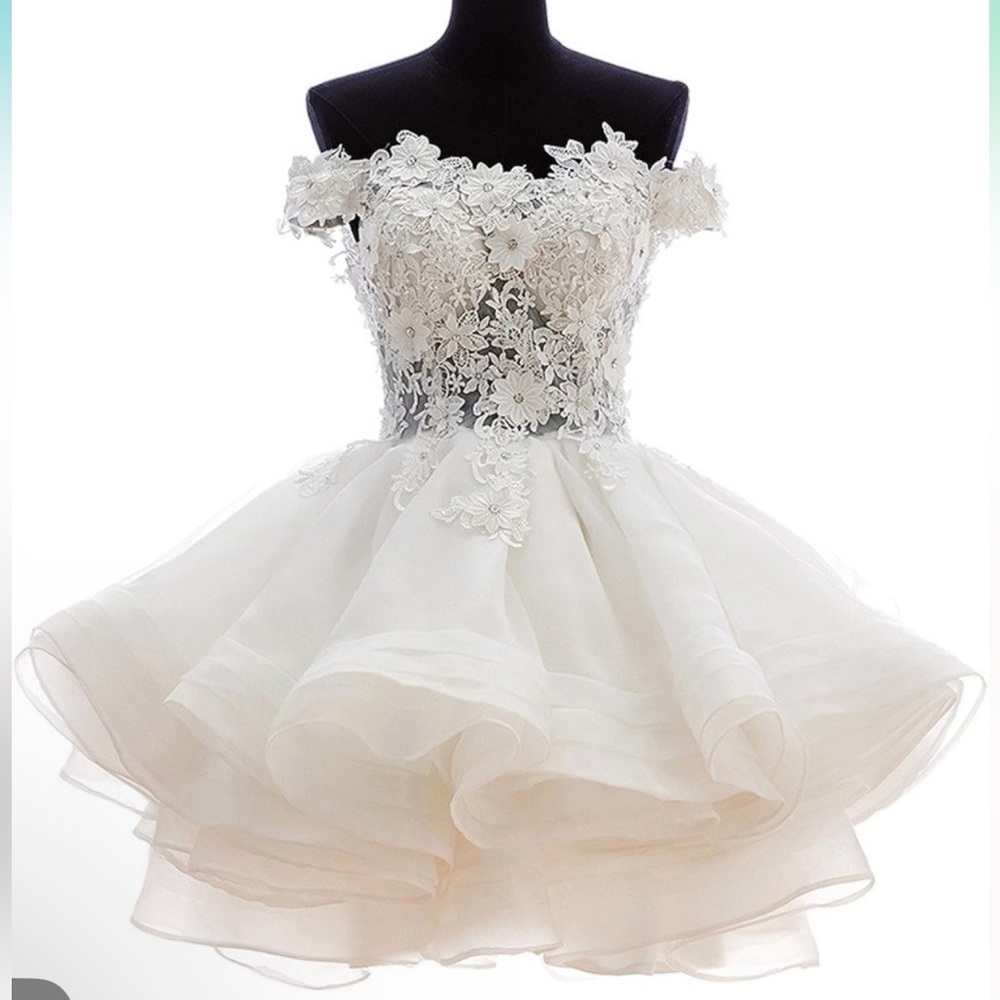 NWT Princess Homecoming Prom Dress Color ivory